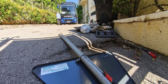 VIDEO Divljanje Armade, razbili su i autobus Slaven Belupa