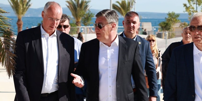 FOTO Milanović s Puljkom na Žnjanu: 'Nije došao radi izbora, nego u obilazak'