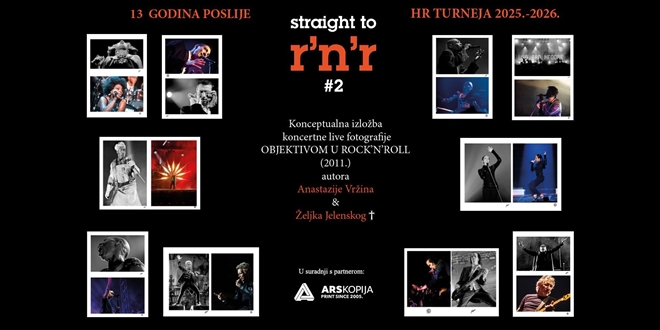 Vraća se uspješna izložba 'Objektivom u rock 'n' roll': Dijalog dviju autorskih vizija kroz objektiv