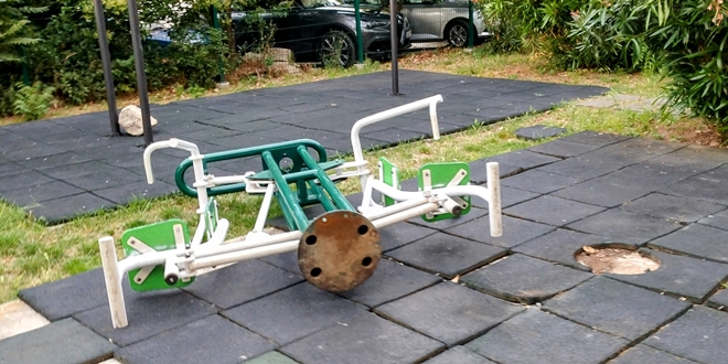 FOTO-UBOD Pala sprava modernog vježbališta na Toću