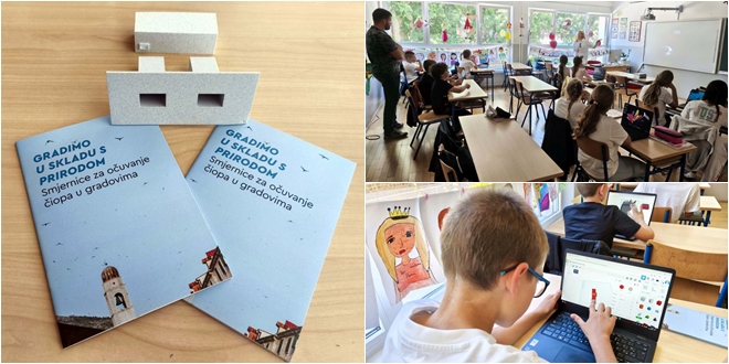 FOTOGALERIJA Održane radionice izrade 3D modela staništa za čiope u osnovnim školama