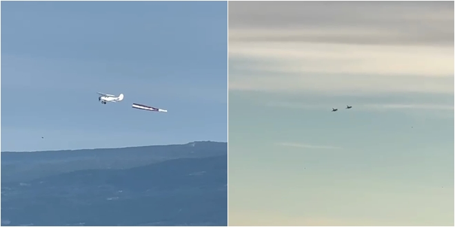 VIDEO Rafalei i hrvatska zastava iznad Splita
