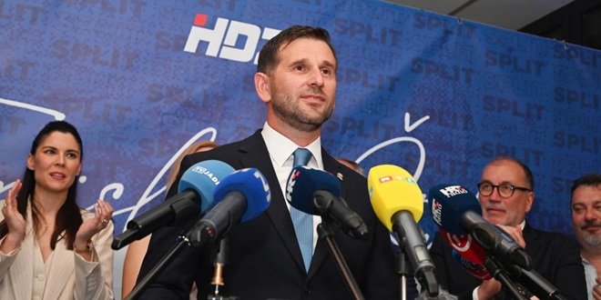POBJEDNIČKI GOVOR 'Bit ću gradonačelnik svih Splićana. Hvala svima koji su vjerovali u mene, nije ih bilo puno'