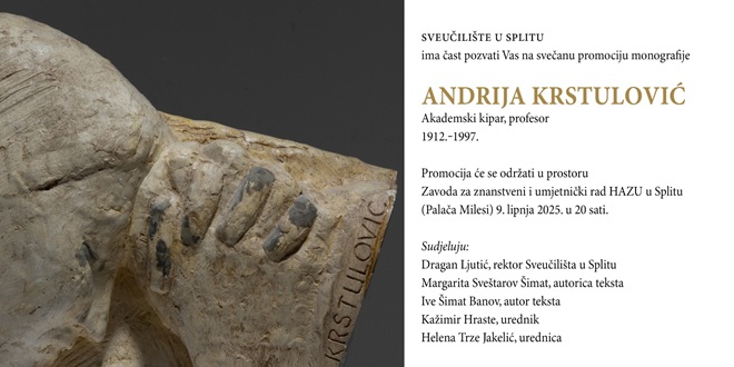 PALAČA MILESI Promocija prve monografije posvećene Andriji Krstuloviću