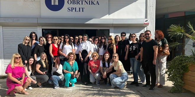 U Udruženju obrtnika Split održan besplatan frizerski seminar: Marija Gelenčir oduševila sekciju frizera tehnikom FOILAYAGE