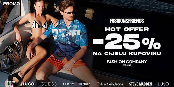 Modni tjedan za pamćenje - 25 % popusta na cijelu kupovinu! 