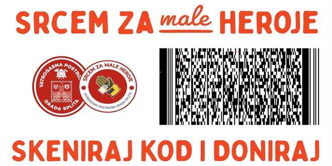 SRCEM ZA MALE HEROJE Splitski vatrogasci ove godine prikupljaju donacije za Centar Slava Raškaj