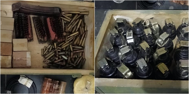 Žena pronašla 27 ručnih bombi, 800 grama eksploziva i 470 komada streljiva
