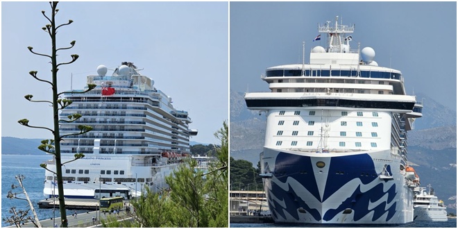 FOTOGALERIJA Luksuzni kruzer Majestic Princess u Splitu