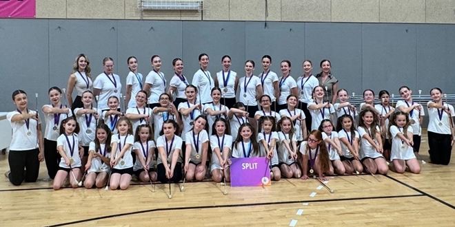 Splitske mažoretkinje i Twirling klub Spalato uspješne na 15. Regionalnom prvenstvu Dalmacije