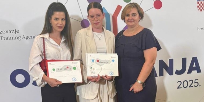 Nina Kevo osvojila prvi Oskar znanja za Osnovnu školu Blatine-Škrape