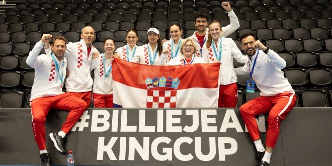 Hrvatski teniski savez domaćin turnira Billie Jean King Cupa, Hrvatska u skupini s Češkom i Kolumbijom