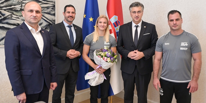 Plenković primio srebrnu Cvjetko: 'Čestitke od srca!'