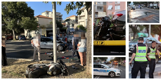 FOTO Još jedna tragična smrt u Splitu: Motociklist izgubio život nakon sudara s dva automobila