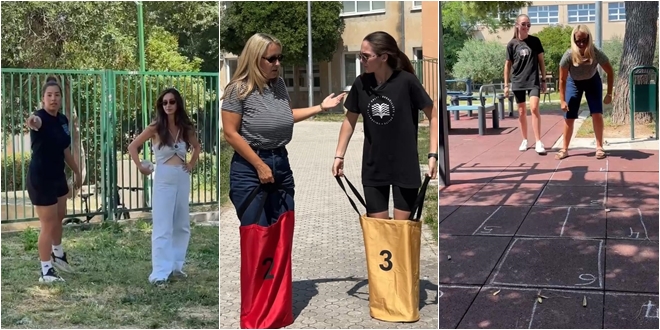 VIDEO Povratak igrama djetinjstva: Laštik, školice, potezanje konopa vraćaju se na dalmatinske ulice ovoga ljeta 