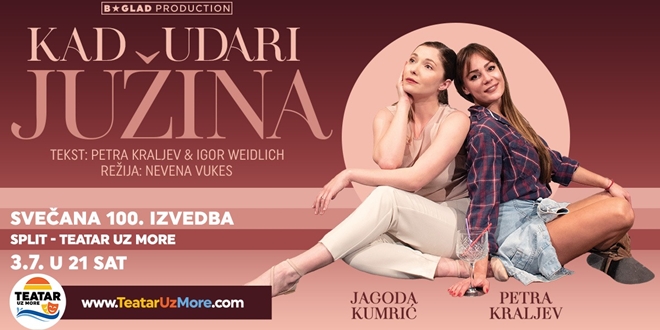 Čudo zvano 'Južina': 100. izvedba komedije 'Kad udari južina' 3. srpnja na Teatru uz more