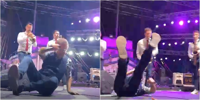 VIDEO Gibonni pao na pozornici