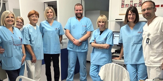 Klinika za plućne bolesti KBC-a Split: prva punkcija limfnih čvorova sredoprsja pod kontrolom endobronhalnog ultrazvuka (EBUS)