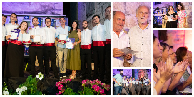 FOTO Splitska klapa Dežgracija s 'Gomilom' pomela nagrade na Omiškom festivalu