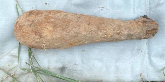 Na polju pronađena minobacačka granata iz 2. svjetskog rata