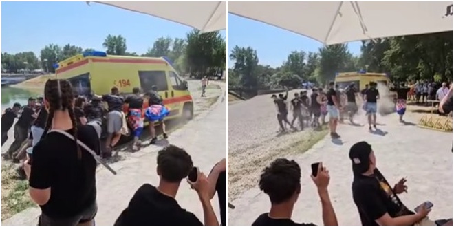 VIDEO Thompsonovi fanovi pomogli Hitnoj pomoći