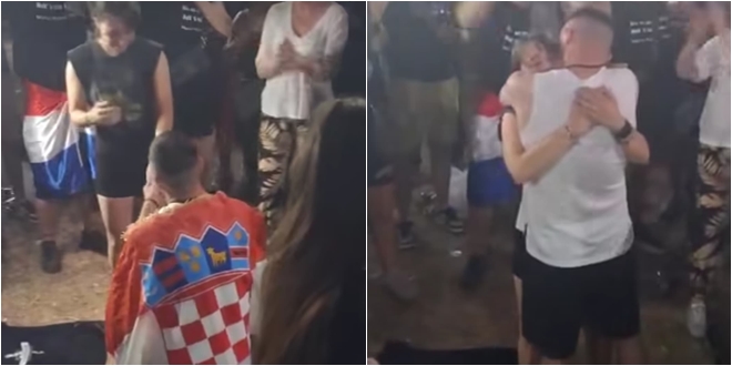 VIDEO Kleknuo je pred djevojku, na Thompsonovom koncertu pala prosidba