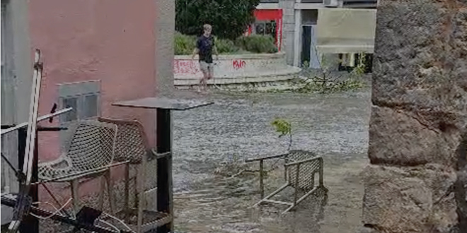VIDEO Ljetna nevera pretvorila centar Splita u bazen
