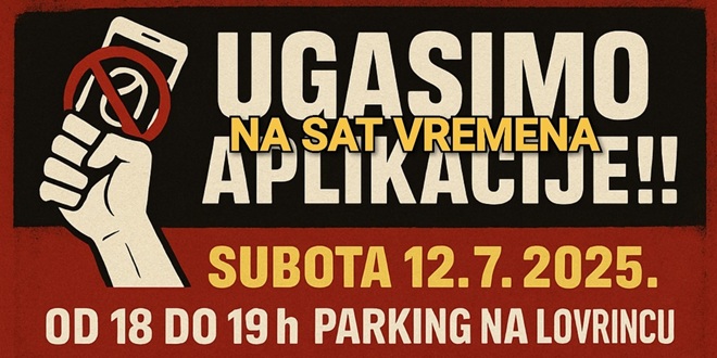 UGASIMO APLIKACIJE Sindikat vozača platformi Hrvatske poziva na prosvjed u Splitu