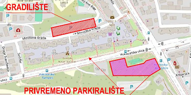 Od sutra u funkciji zamjenski parking na Sućidru