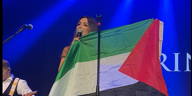 Severina na koncertu istaknula palestinsku zastavu