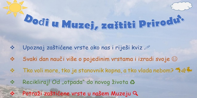 Ljetna školica prirodoslovlja u Prirodoslovnom muzeju
