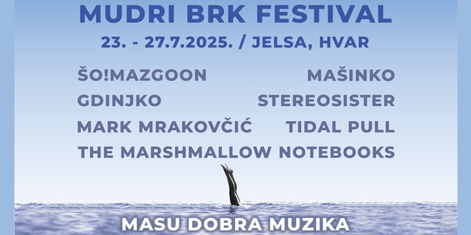 Mudri Brk Festival počinje iduću srijedu