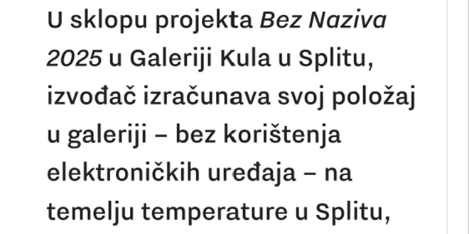 GALERIJA KULA Otvara se izložba Tome Savića Gecana