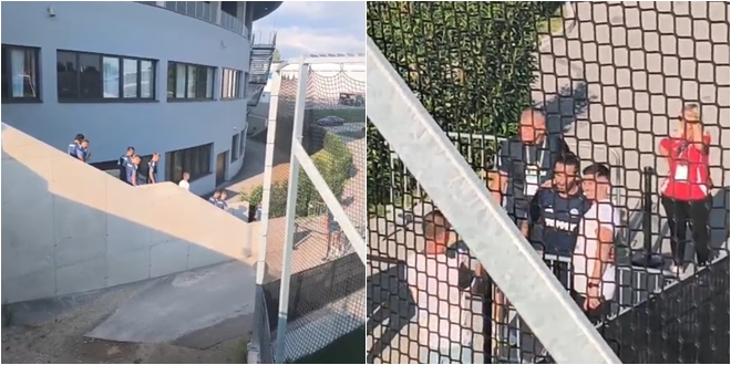 VIDEO Navijači su jednog igrača zaustavili na putu za zagrijavanje, ovako je u Linzu