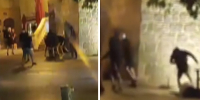 SNIMKA KRUŽI MREŽAMA Mladić brutalno pretučen na Krku, napadači bili u crnim hudicama