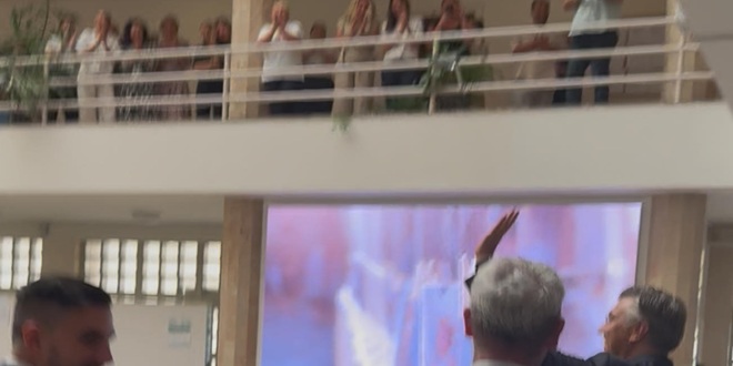 VIDEO Pogledajte kako su zaposlenici Banovine dočekali Plenkovića