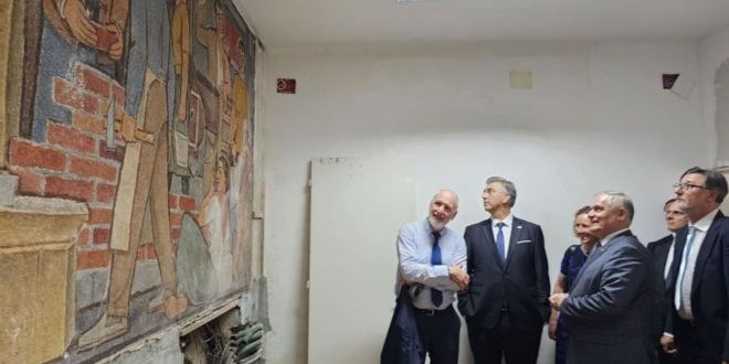 U obnovi zgrade Splitsko-dalmatinske županije otkrivena freska Joke Kneževića