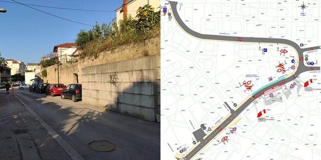 Sljedećih mjeseci rekonstruirat će se zid u Splitu, na snazi posebna regulacija prometa