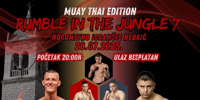 'Rumble in the Jungle 7 - Muaythai Edition' stiže u Neorić