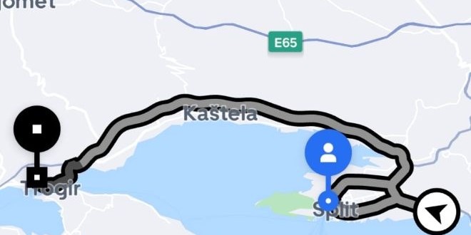 Vozač Ubera požalio se na cijenu: 'Za ovaj iznos ne isplati se voziti od Splita do Trogira'