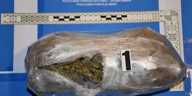 Brač: Oduzeto 706 grama marihuane i halucinogene gljive