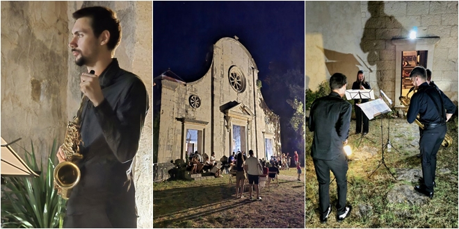 DRVENIŠKO KULTURNO LJETO Održan koncert kvarteta saksofona DEOZ