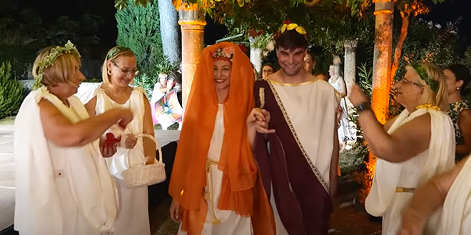 VIDEO Doznajte kako je izgledalo antičko vjenčanje u Saloni
