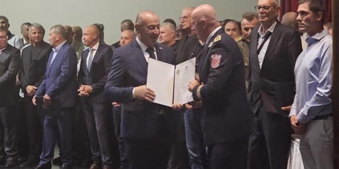 Ministarstvo hrvatskih branitelja dodijelilo zahvalnicu PU dubrovačko-neretvanskoj za izniman doprinos u VRO Oluja