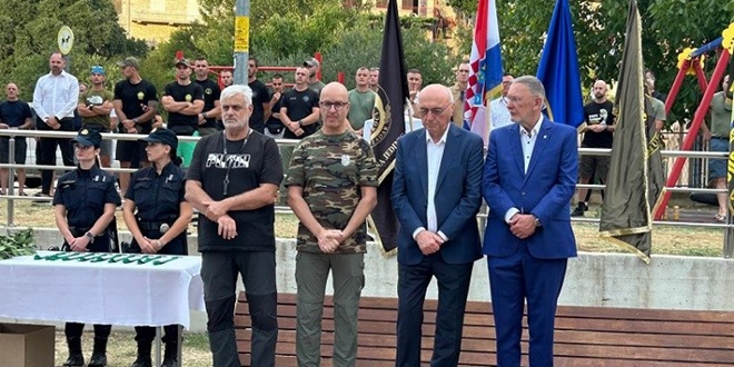 Božinović u Obrovcu: 'Poskoci su u Zadru odigrali ključnu ulogu u obrani Hrvatske' 