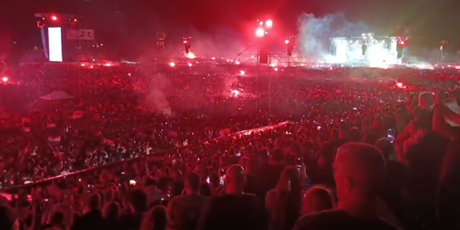 VIDEO Publika s Thompsonom zapjevala 'Ako ne znaš šta je bilo'