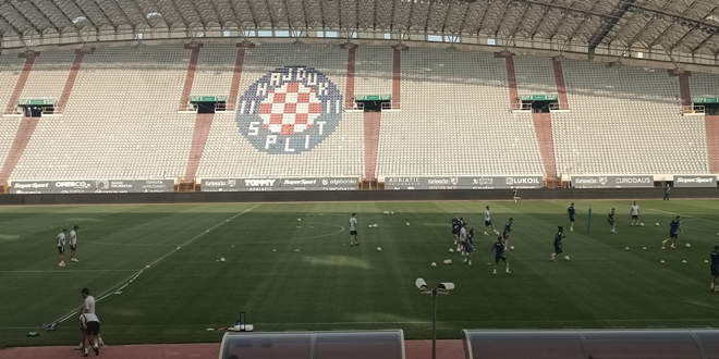 TRENING HAJDUKA UOČI DINAMA: Jedan igrač 'bijelih' trčkarao sa strane, jedan nije trenirao, a pojavio se i mladi napadač