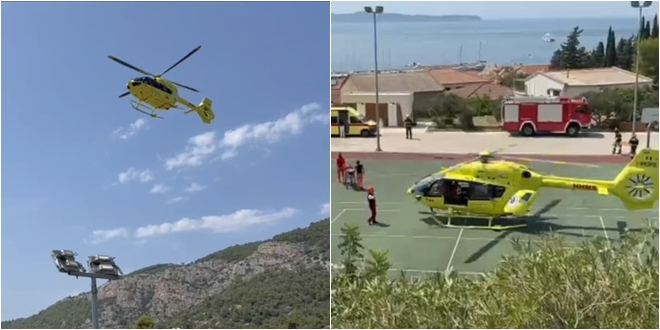 VIDEO Hitna helikopterska evakuacija pacijentice s Visa