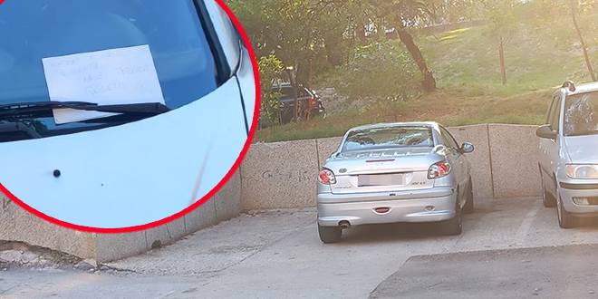 Na Plokitama se zbog parkiranja narugali vozaču automobila imotskih tablica