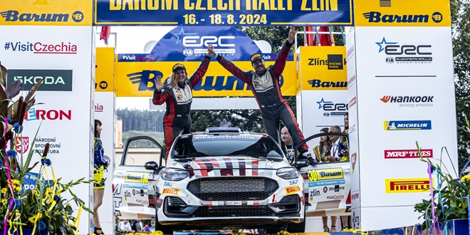 ŠESTI IZAZOV ERC SEZONE Martin i Dora Ravenščak spremni za Barum Czech Rally Zlín